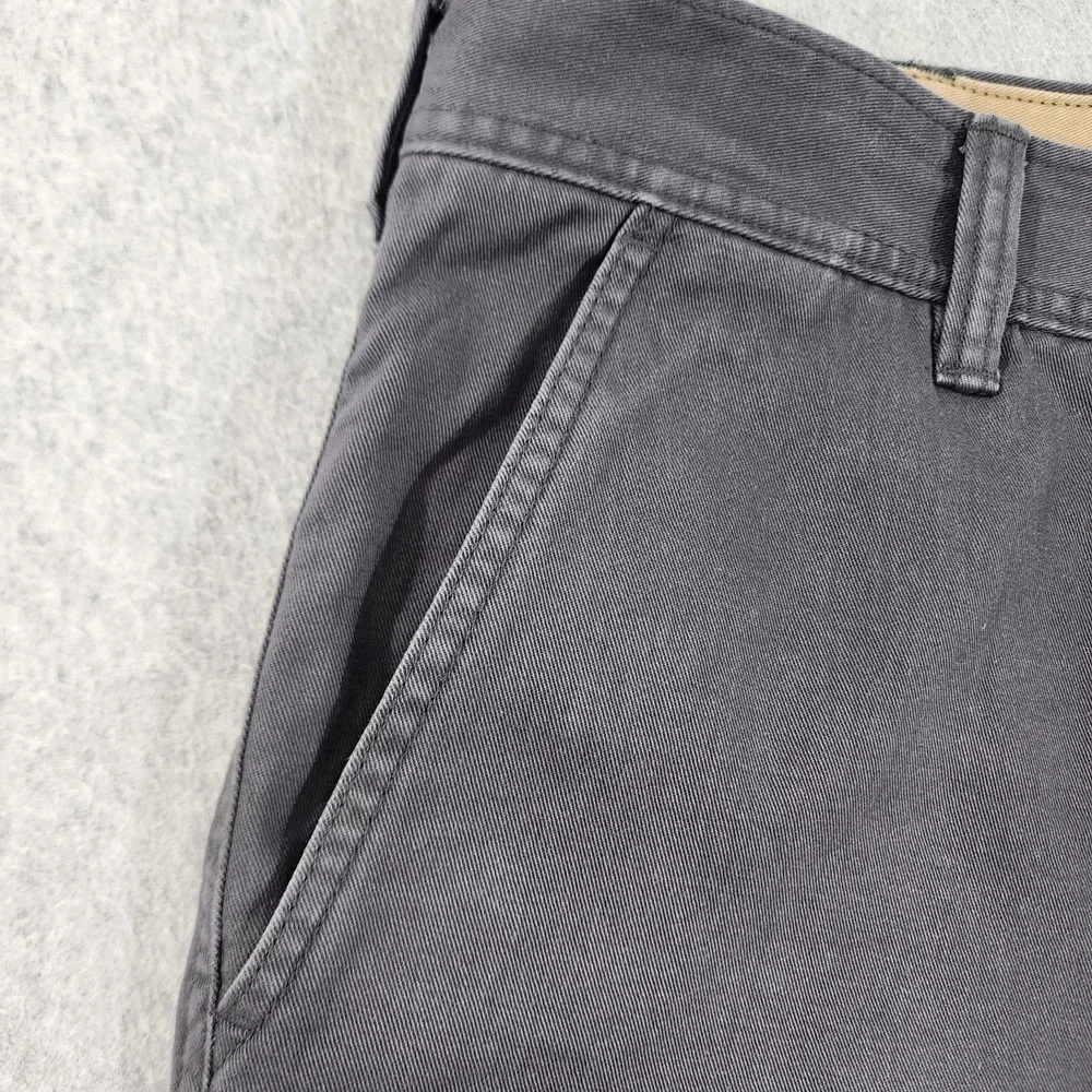 Izod Saltwater Shorts Mens 40x10 Gray Outdoor Cotton‎ Flat Front